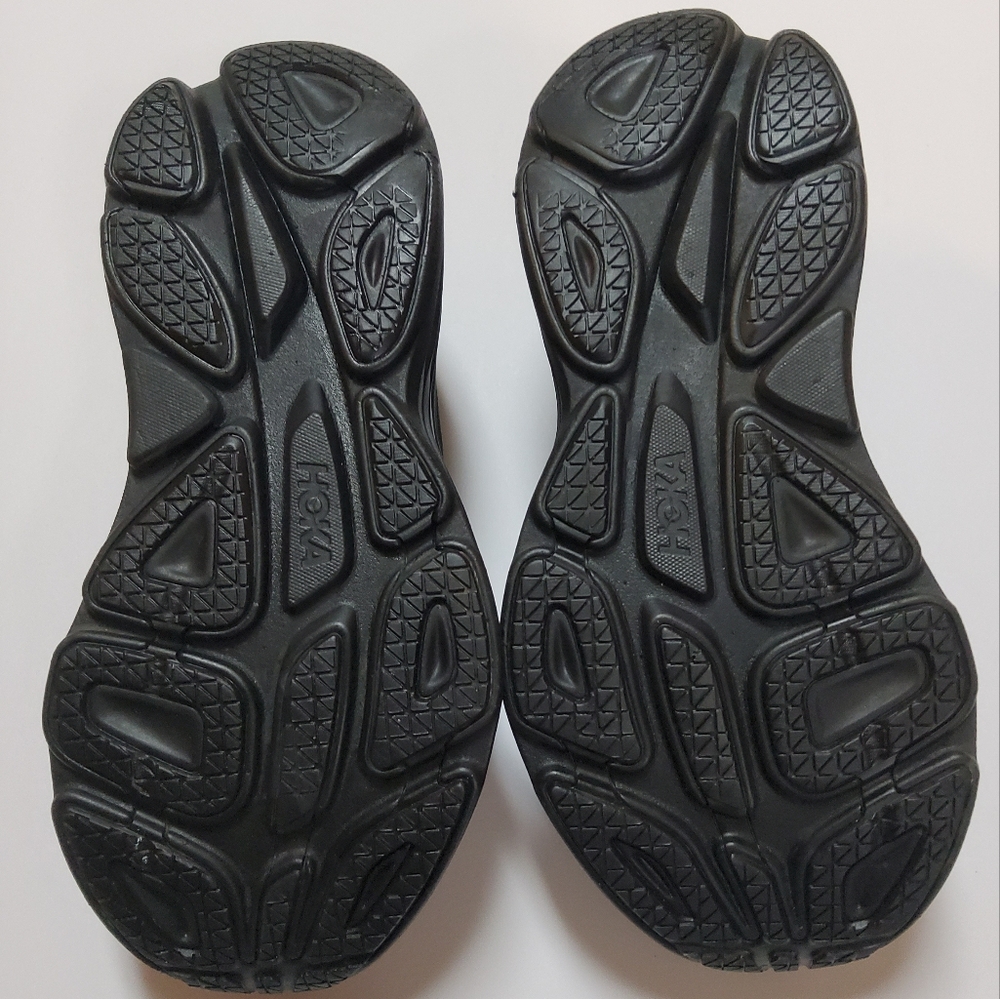 Hoka One One W Bondi 8 9.5B Black Running Shoes 1127952 BBLC - Picture 5 of 8
